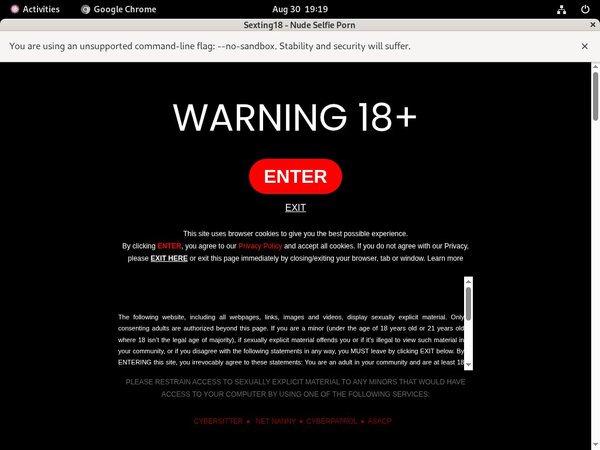 18 Sexting Membership Trial