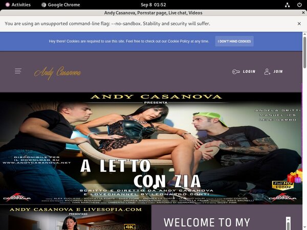 Andycasanova.net Trial Access