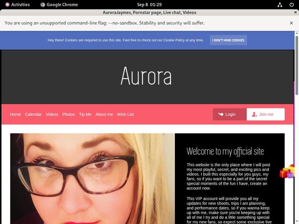 Aurorajaymes.modelcentro.com Acc Premium