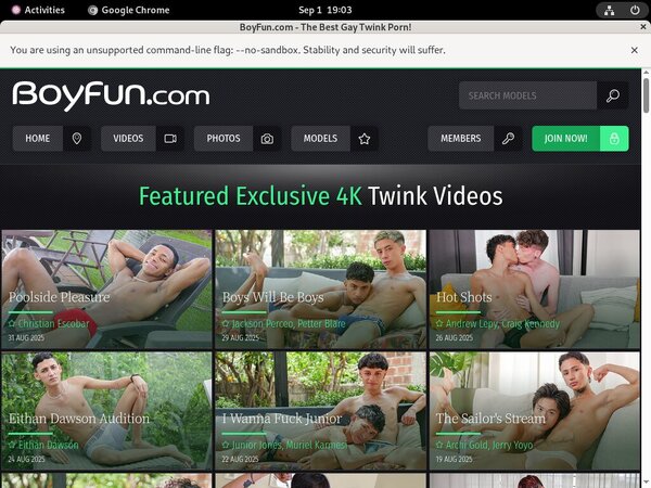 Boyfun.com Join With SMS