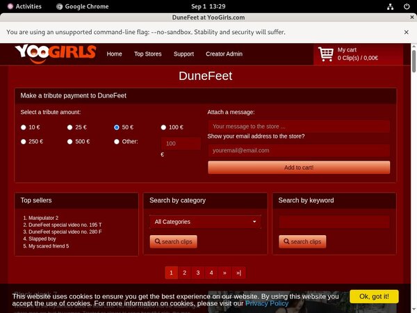 Dunefeet Free Passes