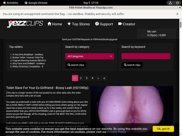 FilthFetishStudios Id Password
