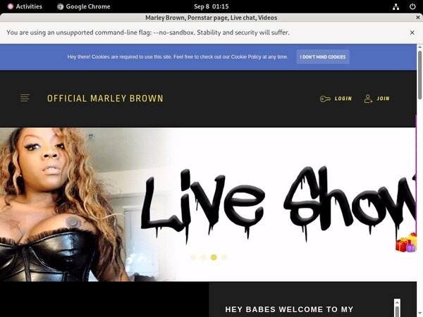 Free Accounts On Officialmarleybrown.com