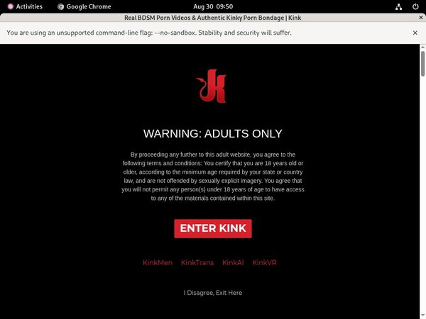 Free Kink Username And Pass