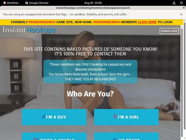 Free Trial For Instant Hookups
