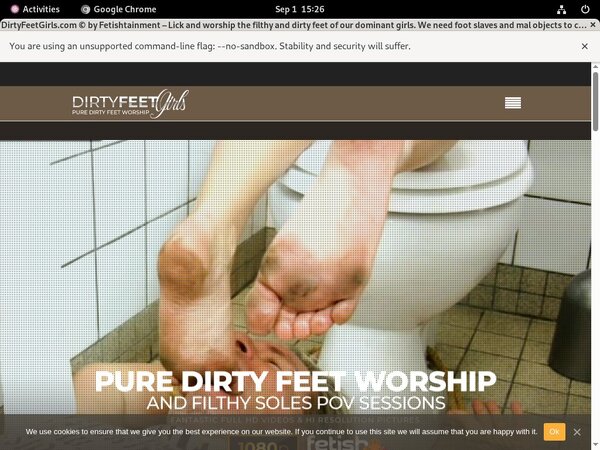 Girls Feet Dirty Accounts
