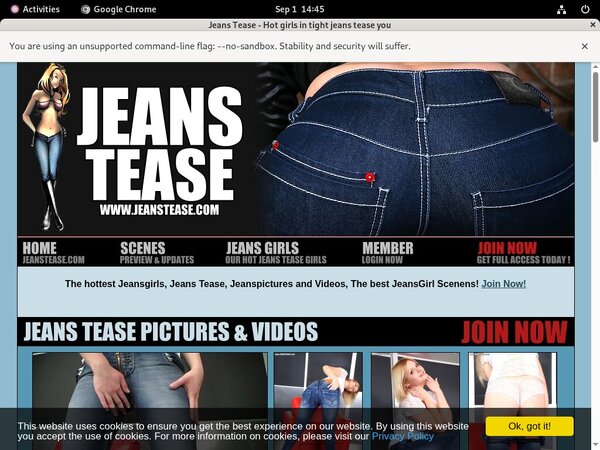 Jeans Tease Join