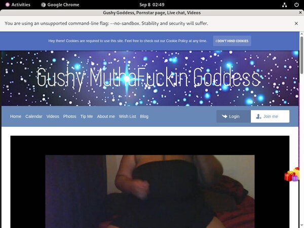 Join Gushy Goddess With Paypal