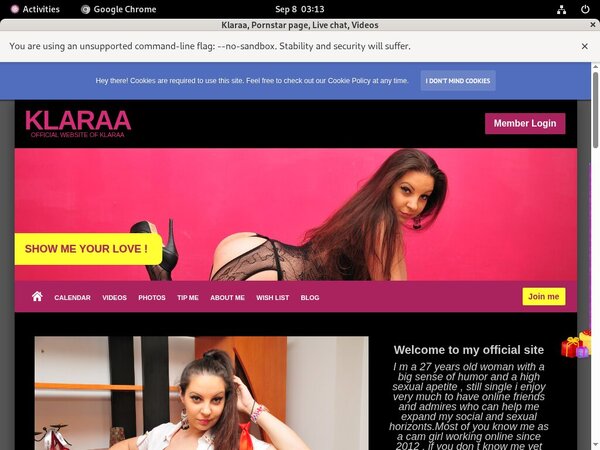 Klaraa Account Information