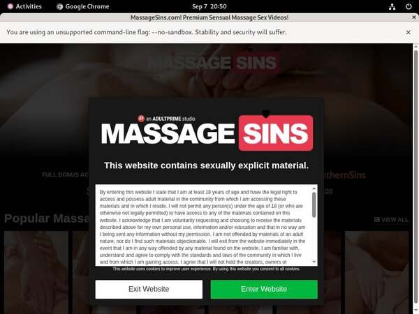 Massage Sins Membership Trials