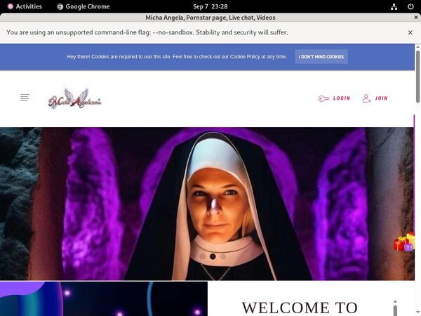 Micha Angela Website Accounts