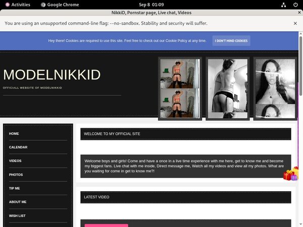 Modelnikki.modelcentro.com Get Account