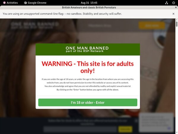 One Man Banned Join By Text Message