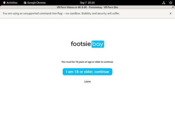 Pay For Footsie Bay