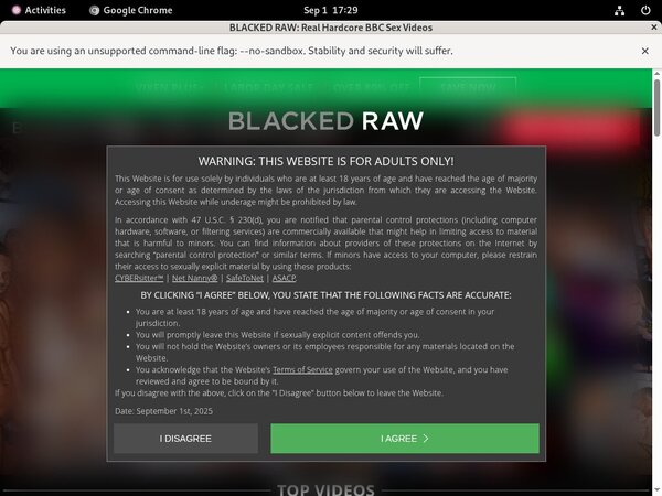 Raw Blacked Trial Membership