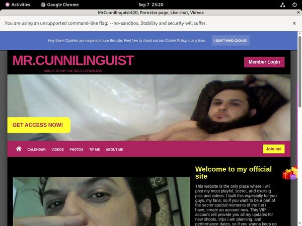 Register MrCunnilinguist420