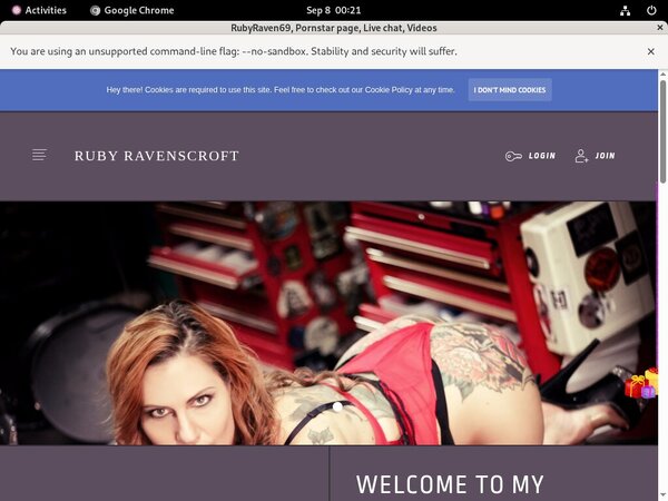 RubyRaven69 Login Account