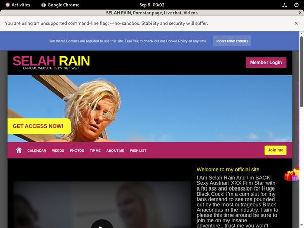 SELAH RAIN Offer Paypal