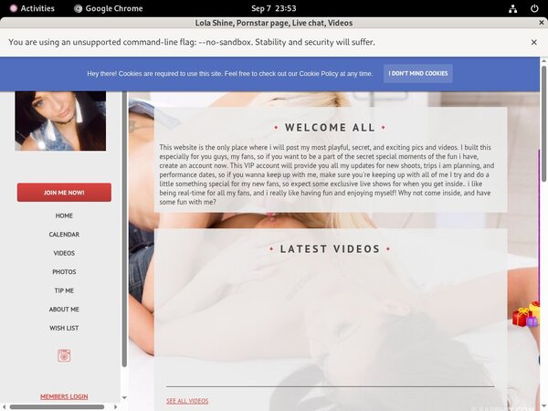 Shine Lola Free Membership