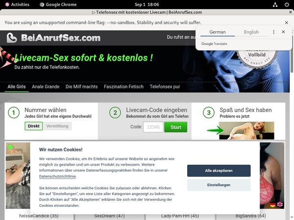 Special Beianrufsex Discount Deal