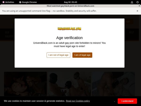 Univers Black Discount Registration