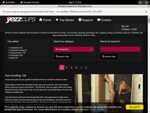 Yezzclips.com Porn Pass