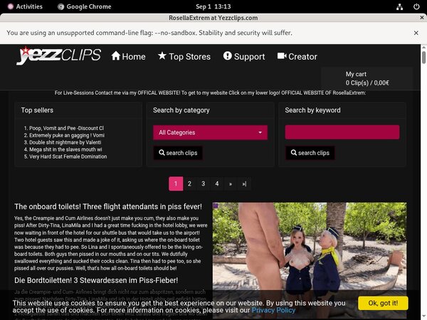 Yezzclips.com Password Account